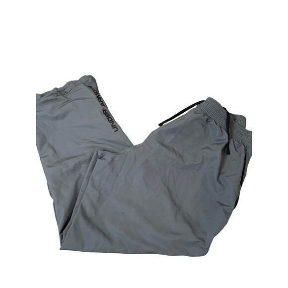 Under Armour gray nylon wind pants men's SZ XL zip ankle windbreaker gray SZ XL - Picture 1 of 8